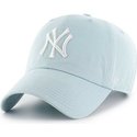 47-brand-curved-brim-new-york-yankees-mlb-clean-up-light-blue-cap