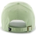47-brand-curved-brim-white-logo-new-york-yankees-mlb-clean-up-light-green-cap