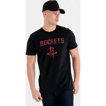 New Era Houston Rockets NBA Black T-Shirt