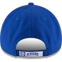 new-era-curved-brim-9forty-the-league-philadelphia-76ers-nba-blue-adjustable-cap