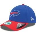 new-era-curved-brim-9forty-the-league-buffalo-bills-nfl-blue-and-red-adjustable-cap