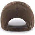 47-brand-curved-brim-darknew-york-yankees-mlb-clean-up-brown-cap