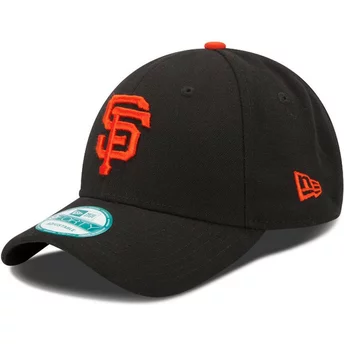 New Era Curved Brim 9FORTY The League San Francisco Giants MLB Black Adjustable Cap
