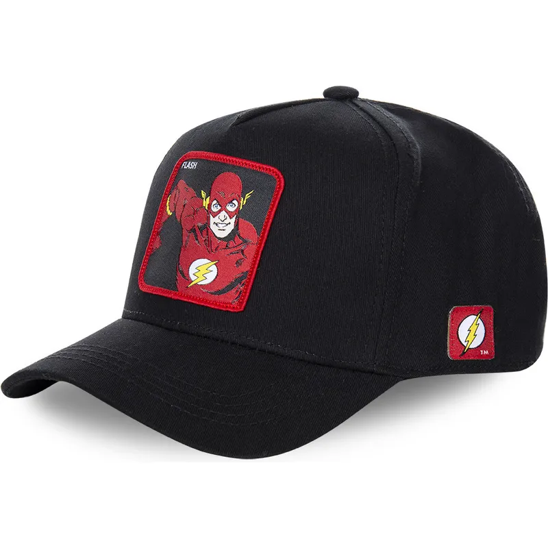 Capslab Curved Brim Classic Flash FLA2 DC Comics Black Snapback