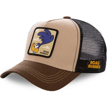 Capslab Road Runner ROA2 Looney Tunes Brown Trucker Hat