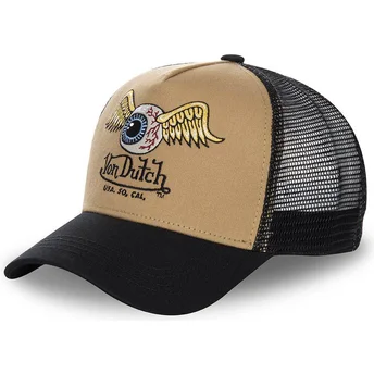 Von Dutch MOU Brown and Black Trucker Hat
