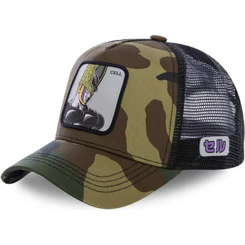 Capslab Cell CEL Dragon Ball Camouflage Trucker Hat