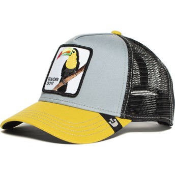Goorin Bros. Toucan Iggy Narnar Grey and Yellow Trucker Hat