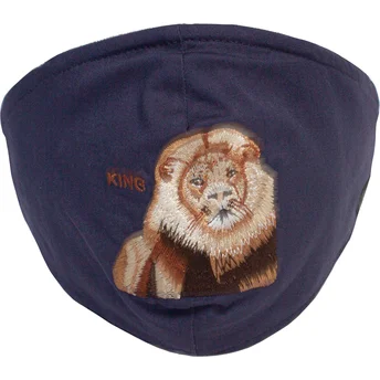 goorin-bros-lion-mane-cat-navy-blue-reusable-face-mask