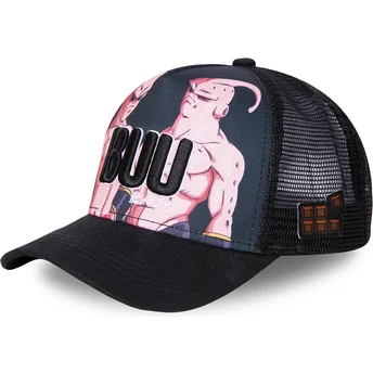 capslab-majin-buu-appearances-dbz-buu2-dragon-ball-black-trucker-hat