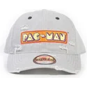 difuzed-curved-brim-logo-denim-pac-man-grey-adjustable-cap