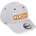 difuzed-curved-brim-logo-denim-pac-man-grey-adjustable-cap