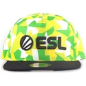 difuzed-flat-brim-esports-esl-green-and-black-snapback-cap