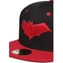 difuzed-flat-brim-red-hood-logo-dc-comics-black-and-red-snapback-cap