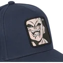 capslab-curved-brim-kid-buu-buuf-dragon-ball-navy-blue-snapback-cap
