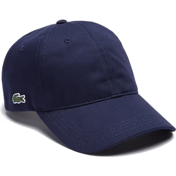 Lacoste Curved Brim Contrast Strap Navy Blue Adjustable Cap