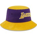 new-era-tapered-washed-pack-los-angeles-lakers-nba-purple-and-yellow-bucket-hat