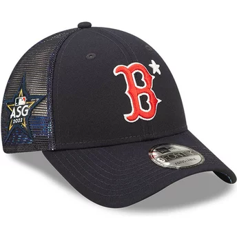 New Era 9FORTY All Star Game Boston Red Sox MLB Navy Blue Trucker Hat