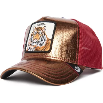 Goorin Bros. Tiger Spotlight Metallic The Farm Orange and Red Trucker Hat