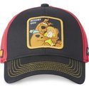 capslab-curved-brim-scooby-doo-and-shaggy-rogers-sd10-black-and-red-snapback-cap
