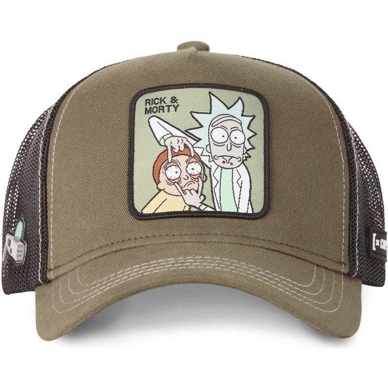 capslab-rem-loo2-rick-and-morty-brown-trucker-hat
