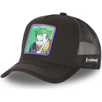Capslab Joker JOK1 DC Comics Black Trucker Hat
