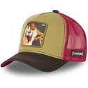 capslab-tasmanian-devil-ta2-looney-tunes-brown-red-and-black-trucker-hat