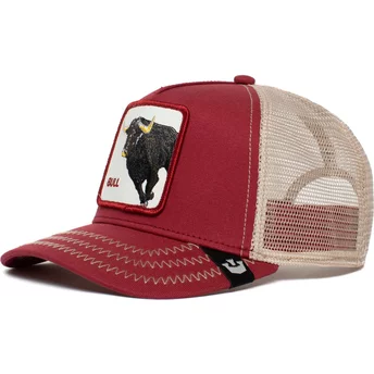 Goorin Bros. The Bull The Farm Red and White Trucker Hat