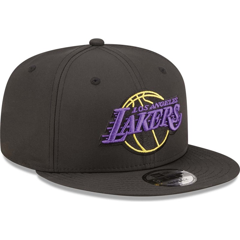 new-era-flat-brim-9fifty-neon-pack-los-angeles-lakers-nba-black-snapback-cap