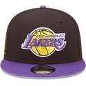 new-era-flat-brim-9fifty-team-patch-los-angeles-lakers-nba-black-and-purple-snapback-cap