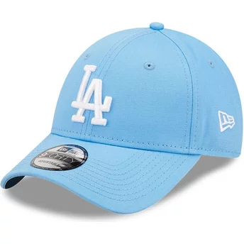 New Era Curved Brim 9FORTY League Essential Los Angeles Dodgers MLB Blue Adjustable Cap