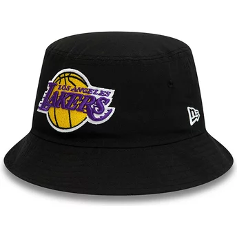 New Era Print Infill Los Angeles Lakers NBA Black Bucket Hat