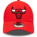 new-era-curved-brim-9forty-team-side-patch-chicago-bulls-nba-red-adjustable-cap