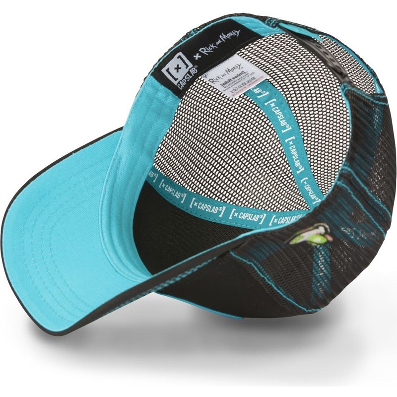 capslab-re3-rick-and-morty-black-trucker-hat