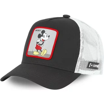 Capslab Mickey Mouse CAS MIC4 Disney Black and White Trucker Hat