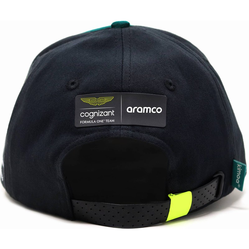 kimoa-curved-brim-fernando-alonso-aston-martin-formula-1-green-and-black-adjustable-cap