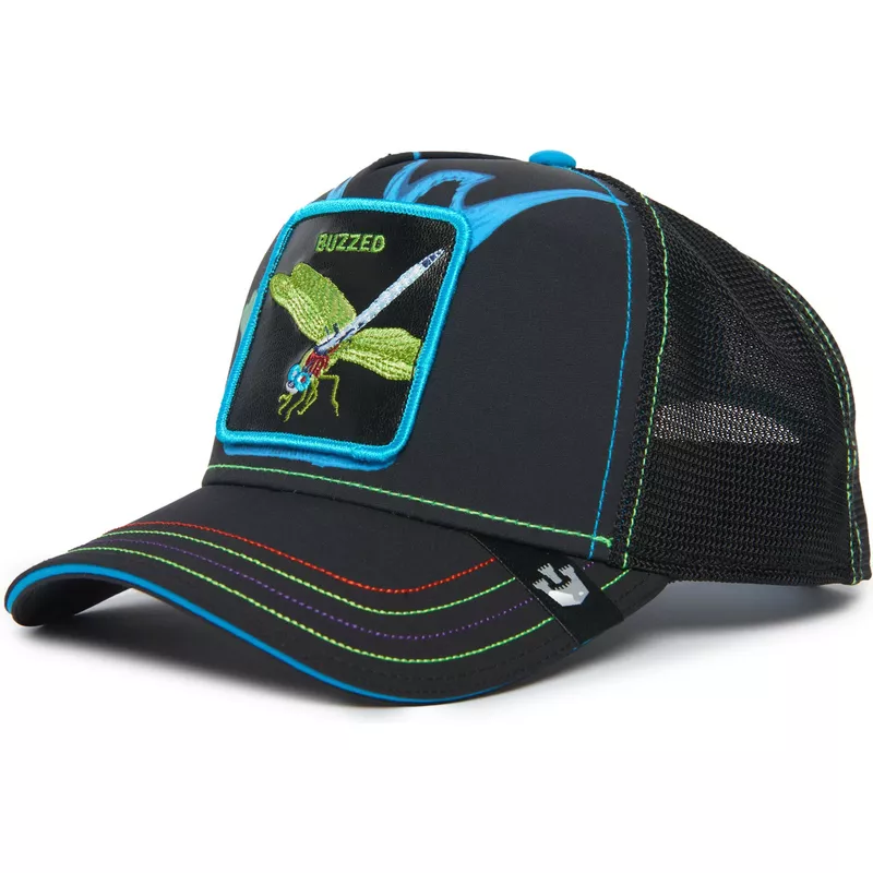 goorin-bros-dragonfly-buzzed-bbuzzzedd-this-is-the-drip-the-farm-black-trucker-hat