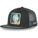 capslab-son-goku-super-saiyan-blue-sa1-dragon-ball-black-and-blue-flat-brim-trucker-hat