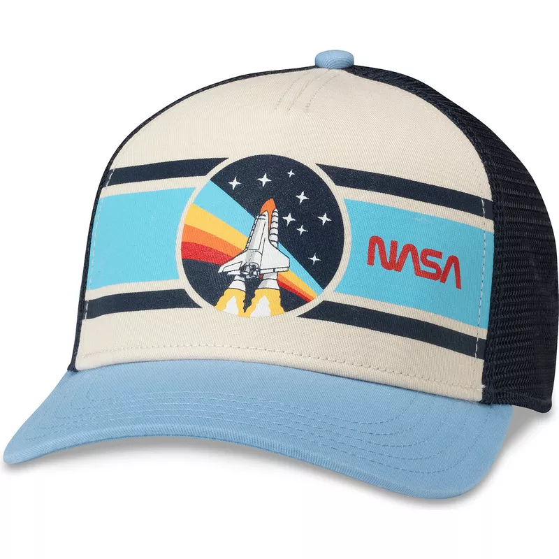 american-needle-nasa-sinclair-beige-navy-blue-and-light-blue-snapback-trucker-hat