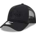 new-era-black-logo-9forty-a-frame-all-day-trucker-los-angeles-lakers-nba-black-trucker-hat