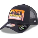 new-era-a-frame-repreve-license-plate-los-angeles-navy-blue-trucker-hat