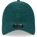 new-era-curved-brim-green-logo-9twenty-mini-logo-los-angeles-dodgers-mlb-green-adjustable-cap