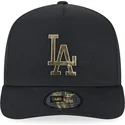 new-era-curved-brim-a-frame-foil-pack-los-angeles-dodgers-mlb-black-snapback-cap