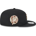 new-era-flat-brim-brown-logo-9fifty-seasonal-infill-new-york-yankees-mlb-black-snapback-cap