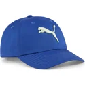 puma-curved-brim-youth-essentials-cat-logo-blue-adjustable-cap