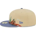 new-era-flat-brim-59fifty-team-landscape-los-angeles-dodgers-mlb-brown-and-blue-fitted-cap