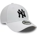 new-era-curved-brim-9forty-diamond-era-essential-new-york-yankees-mlb-white-adjustable-cap