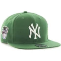 47-brand-flat-brim-new-york-yankees-mlb-sure-shot-green-snapback-cap