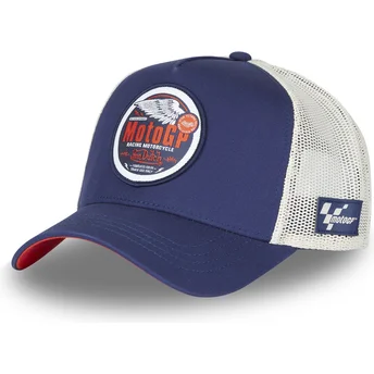 Von Dutch MOTO GP1 Blue and White Trucker Hat