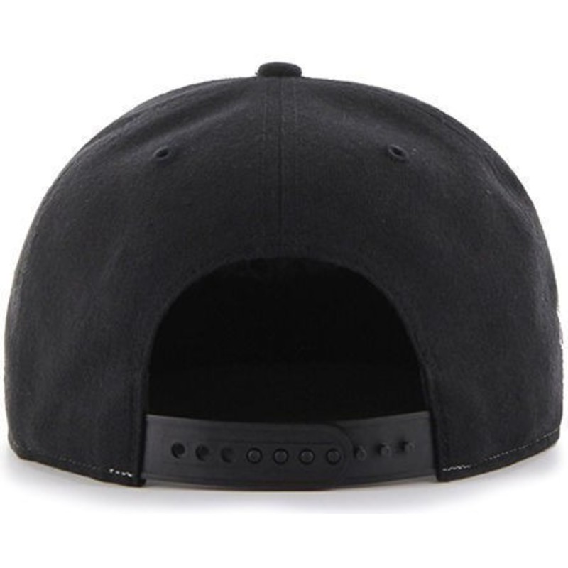 47-brand-flat-brim-los-angeles-kings-nhl-sure-shot-grey-and-black-snapback-cap